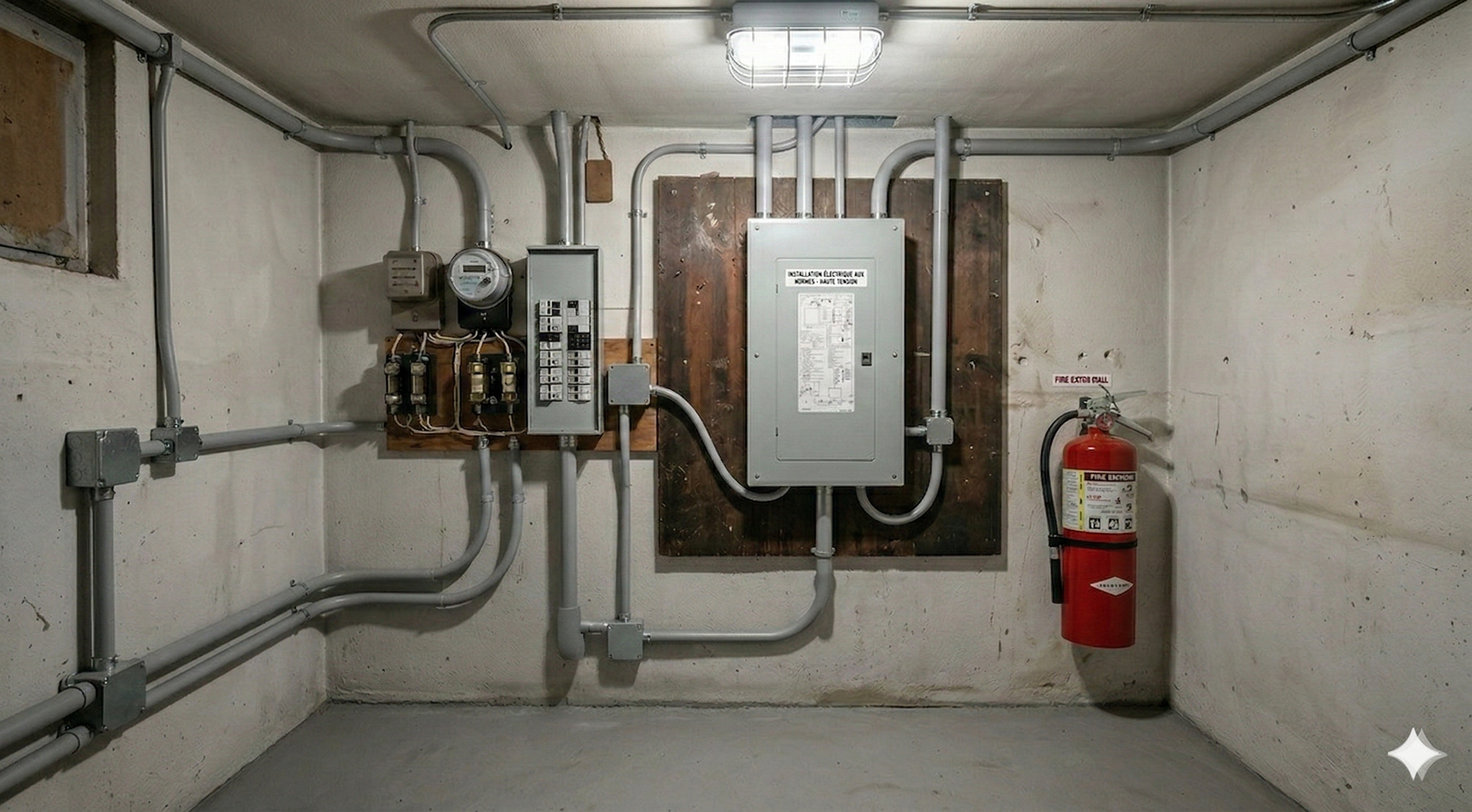 Avant tableau électrique